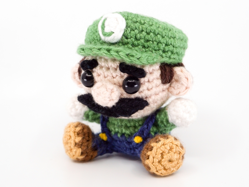 Mini Luigi amigurumi pattern - Amigurumi.com