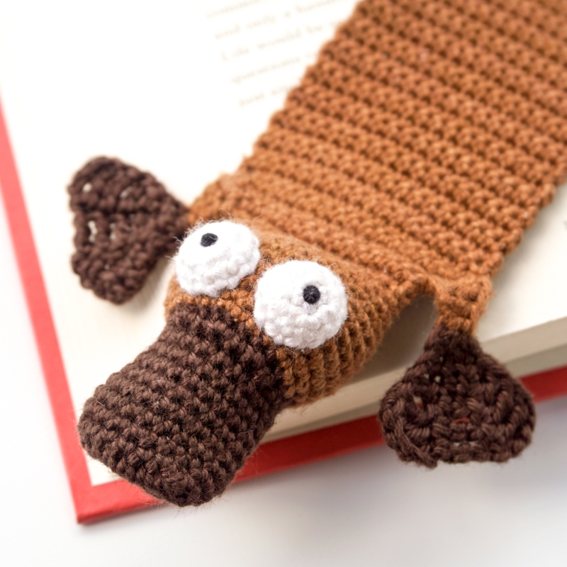 Platypus Bookmark amigurumi pattern