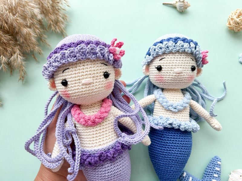 Crochet Mermaid amigurumi pattern