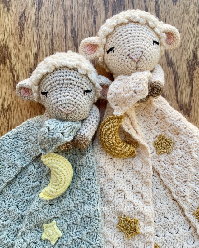 Crochet lamb online lovey