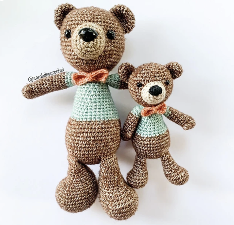 Mini Munches the Bear - Free amigurumi pattern