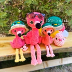 The Flamingo Family - Low sew