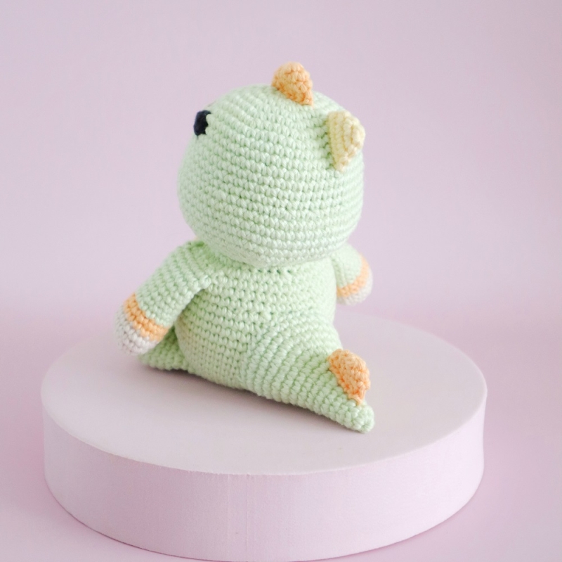 Dino Boy in costume amigurumi pattern