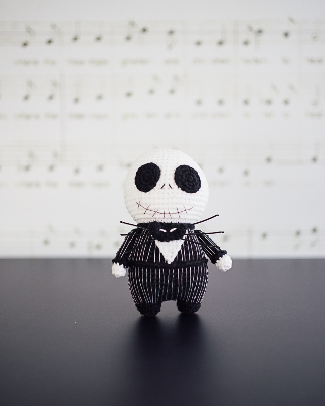 Jack Skellington amigurumi pattern