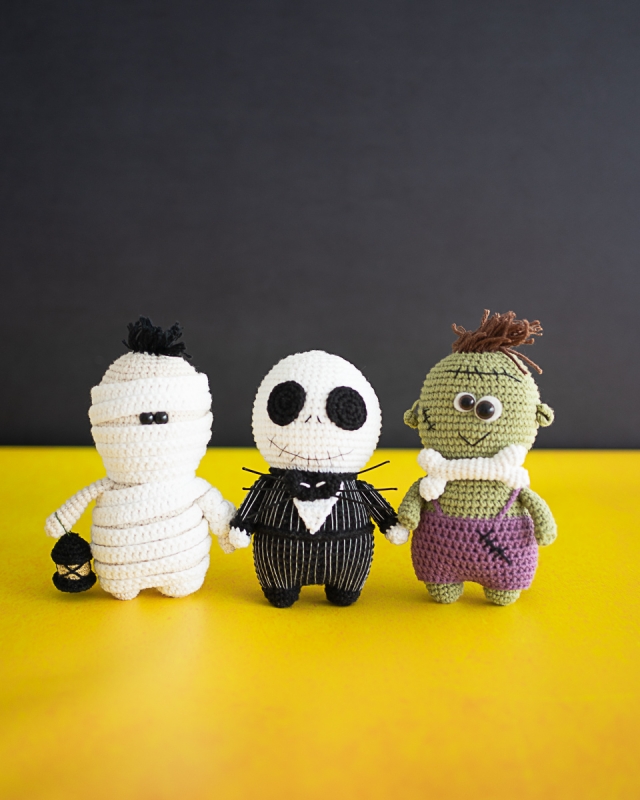 Jack Skellington amigurumi pattern