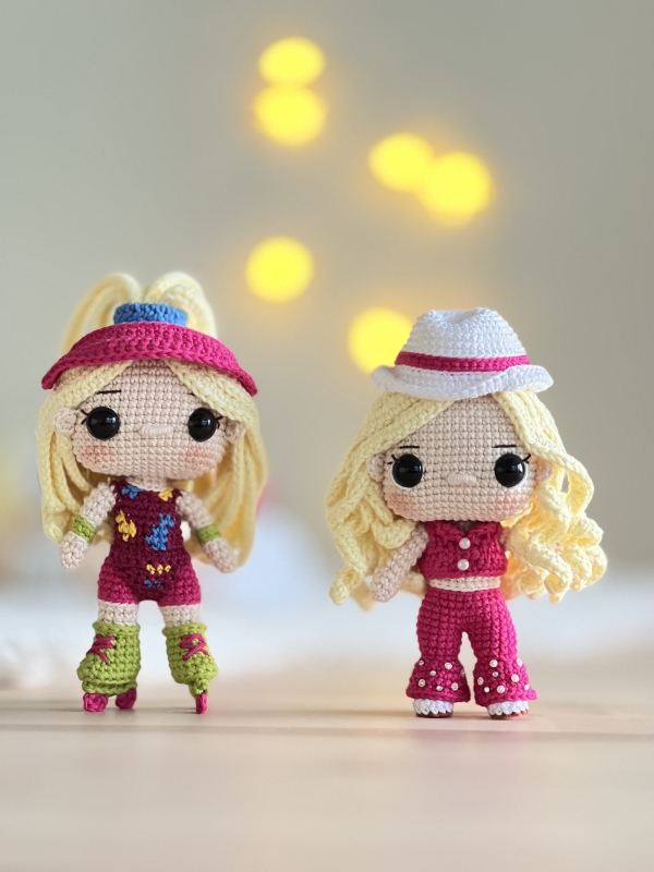 Barbie amigurumi, Crochê