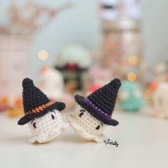 Mini Ghosts (6 different versions) amigurumi pattern - Amigurumi.com