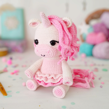 Ballerina Baby Unicorn amigurumi pattern - Amigurumi.com