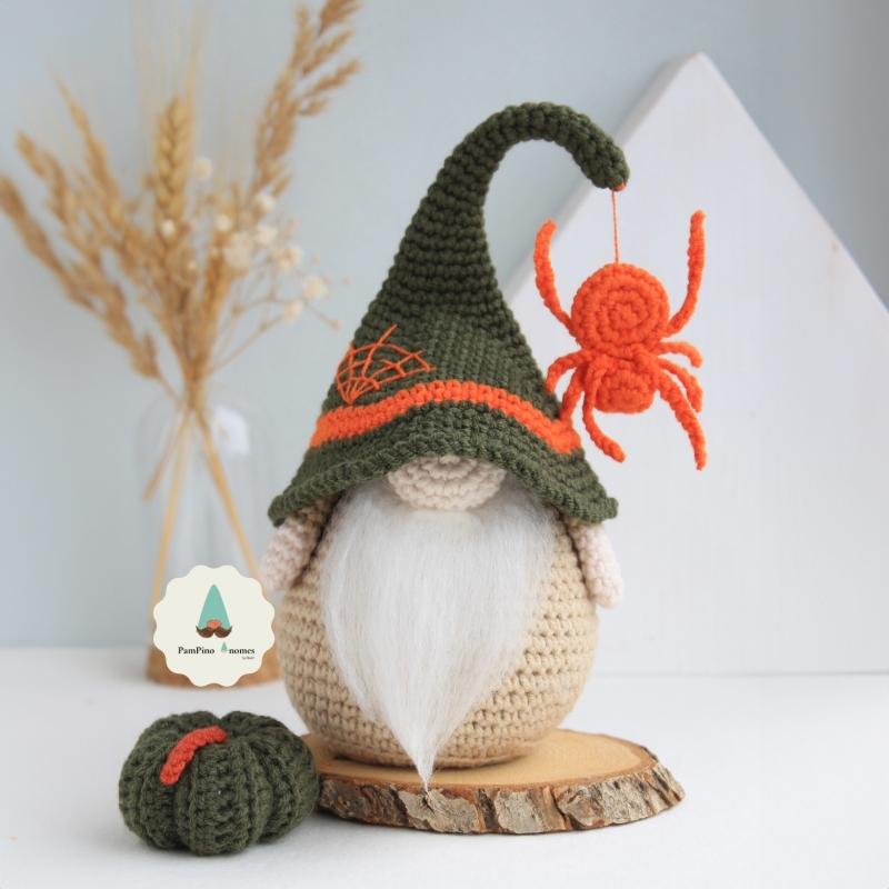 Crochet Spider gnome pattern amigurumi pattern