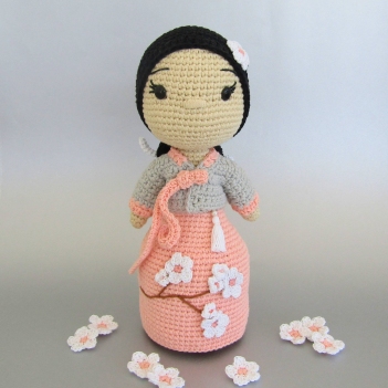 Cherry Blossom Girl amigurumi pattern - Amigurumi.com