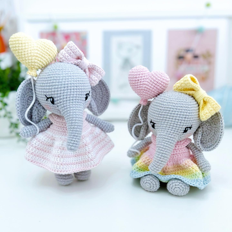 Lottie the Elephant amigurumi pattern - Amigurumi.com