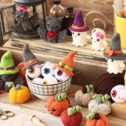 Crochet Acorn in Three Sizes - Jen Hayes Creations