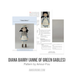 Diana Barry (Anne of Green Gables) amigurumi pattern - Amigurumi.com
