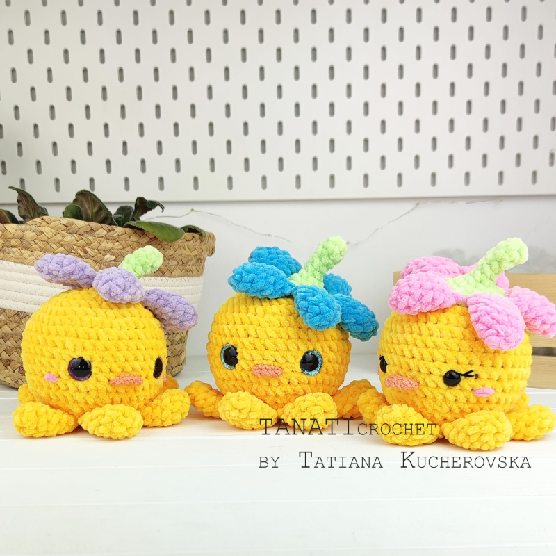 OctoDuck/kawaii crochet pattern amigurumi pattern 