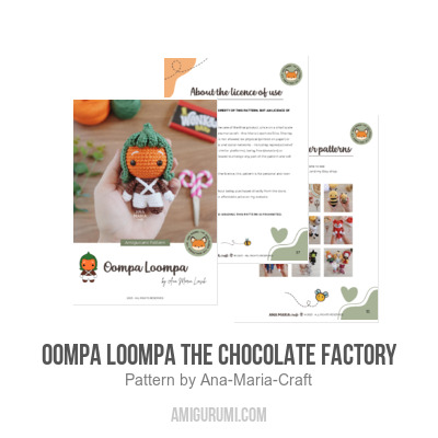 Oompa Loompa the Chocolate Factory amigurumi pattern - Amigurumi.com