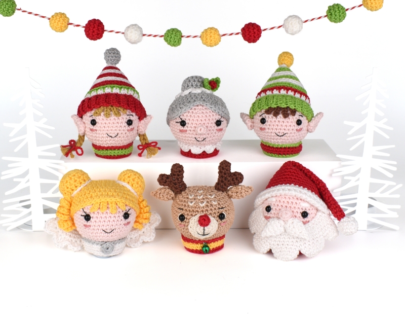 Baubleheads - Christmas Characters amigurumi pattern - Amigurumi.com