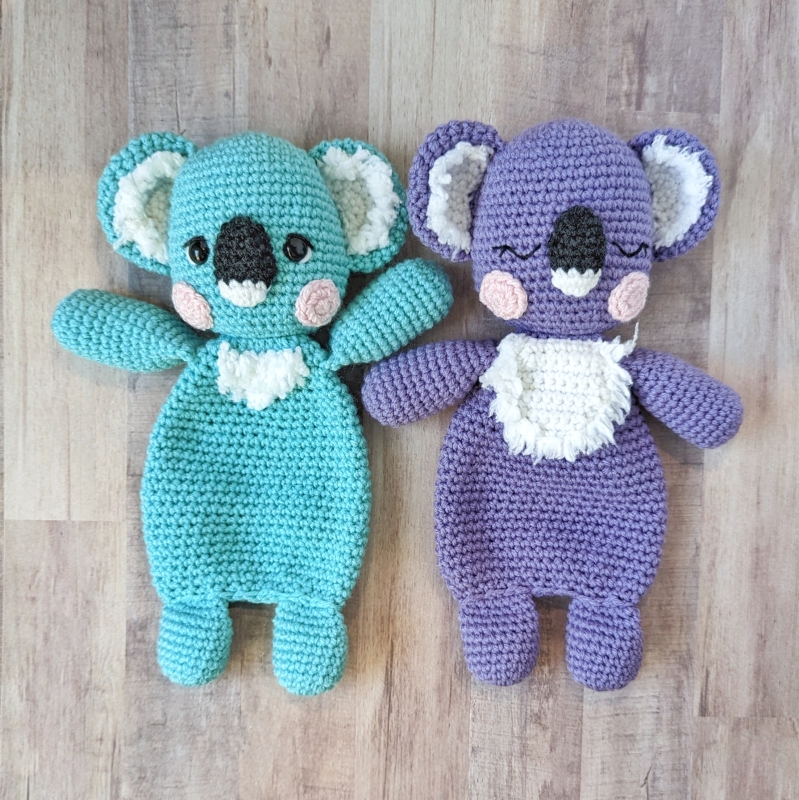 Koala lovey crochet online pattern