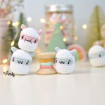 Mini Yeti amigurumi Crochet