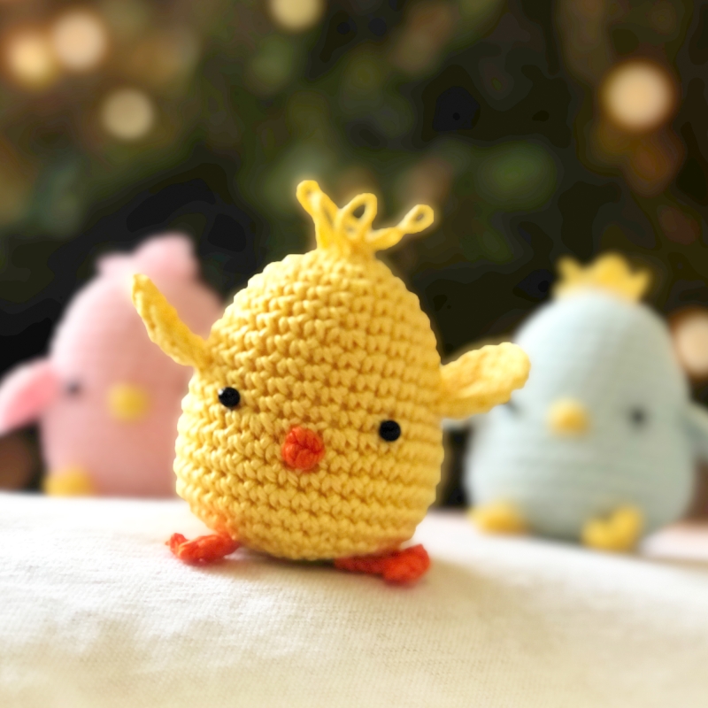 Eggshell chick gugu crochet kit – ICrochetIt