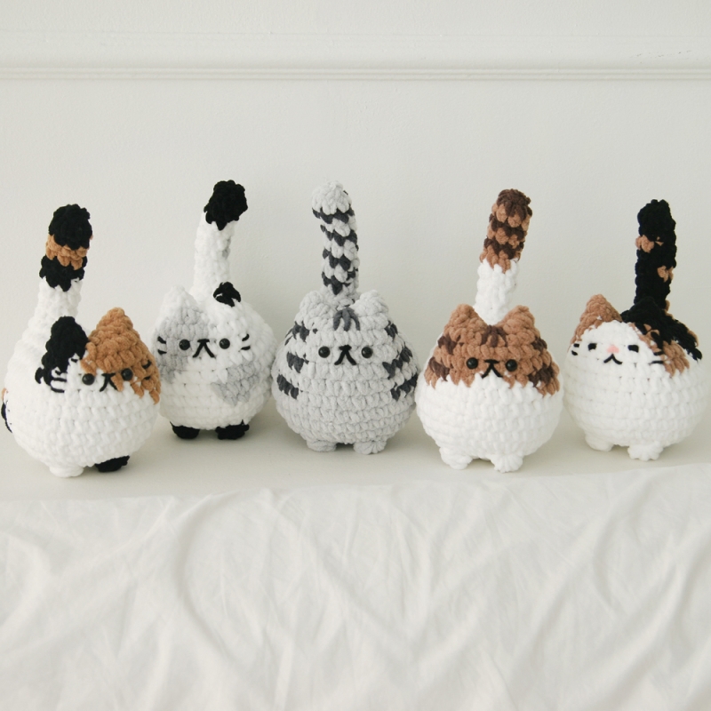 Nosew cats (bundle B) amigurumi pattern