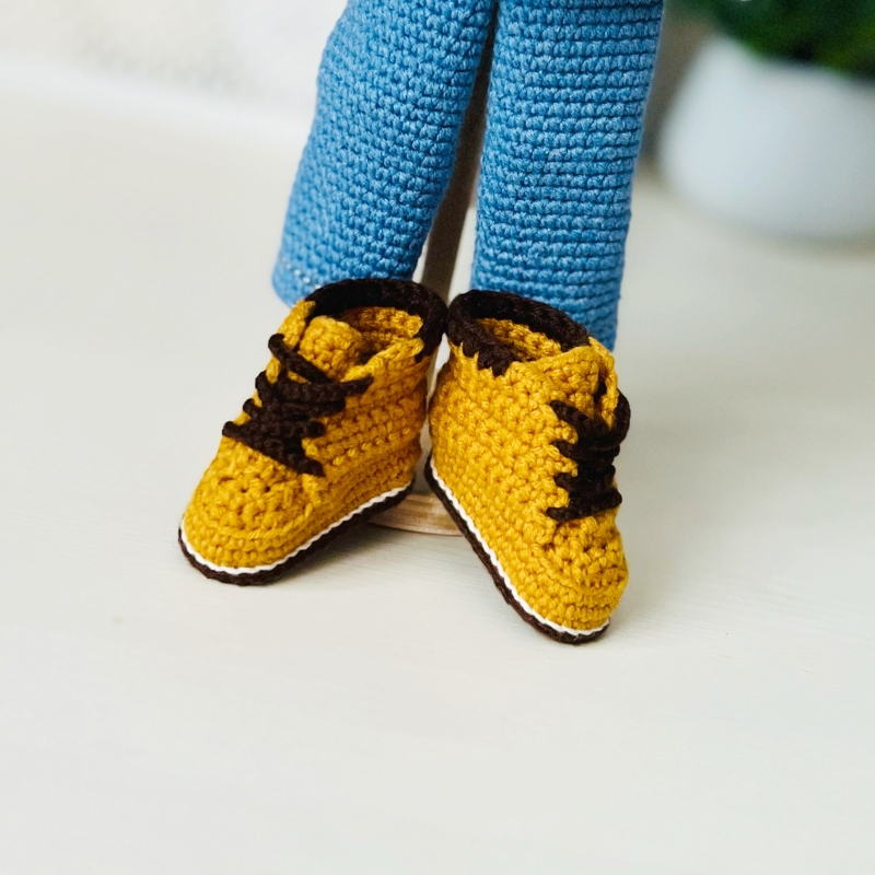 Crochet hot sale timberland boots