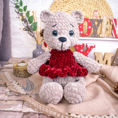 Low Sew Crochet Bear