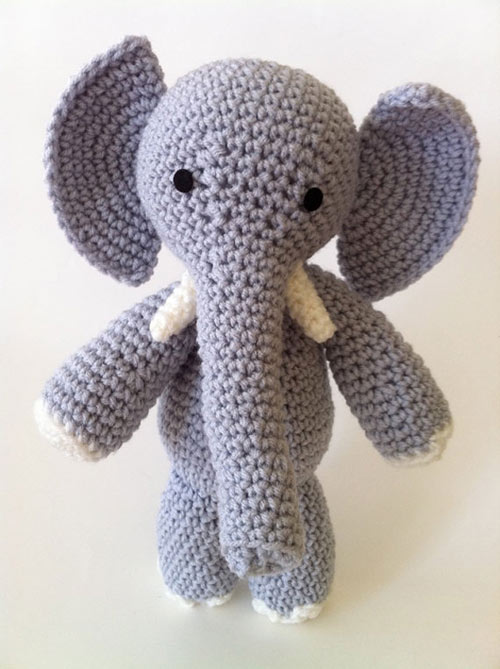 E is for Elephant amigurumi pattern - Amigurumi.com