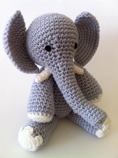 E is for Elephant amigurumi pattern - Amigurumi.com