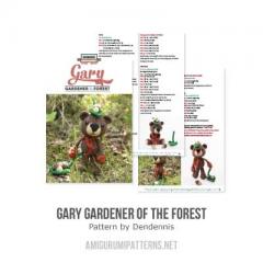 Gary gardener of the forest amigurumi pattern by Dendennis
