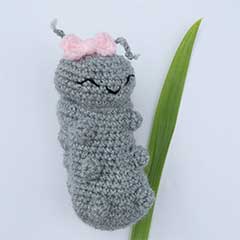 Roly poly pill bug amigurumi by The Itsy Bitsy Spider