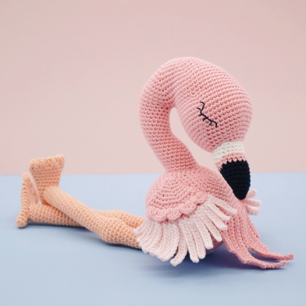Flikka the Flamingo – Amigurumi Pattern – Clover Needlecraft