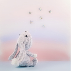 Pippin the bunny rabbit amigurumi pattern by LittleAquaGirl