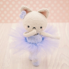 Sylvie the Ballerina Cat amigurumi by LittleAquaGirl