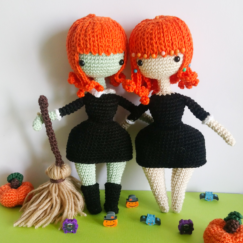 tiny witch dolls