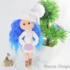 Lea Doll amigurumi by Havva Designs