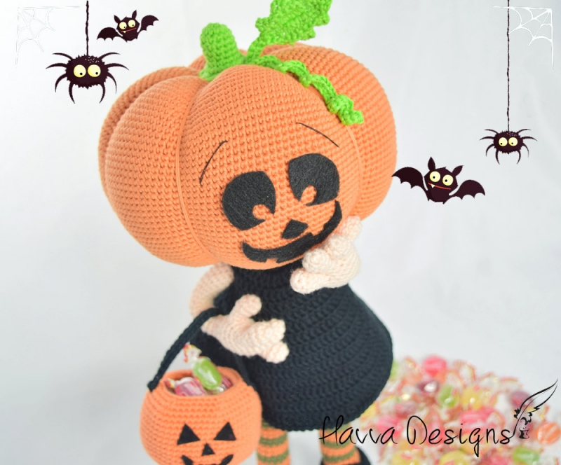 pumpkin head doll