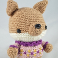 Phoebe the Fox amigurumi by YOUnique crafts