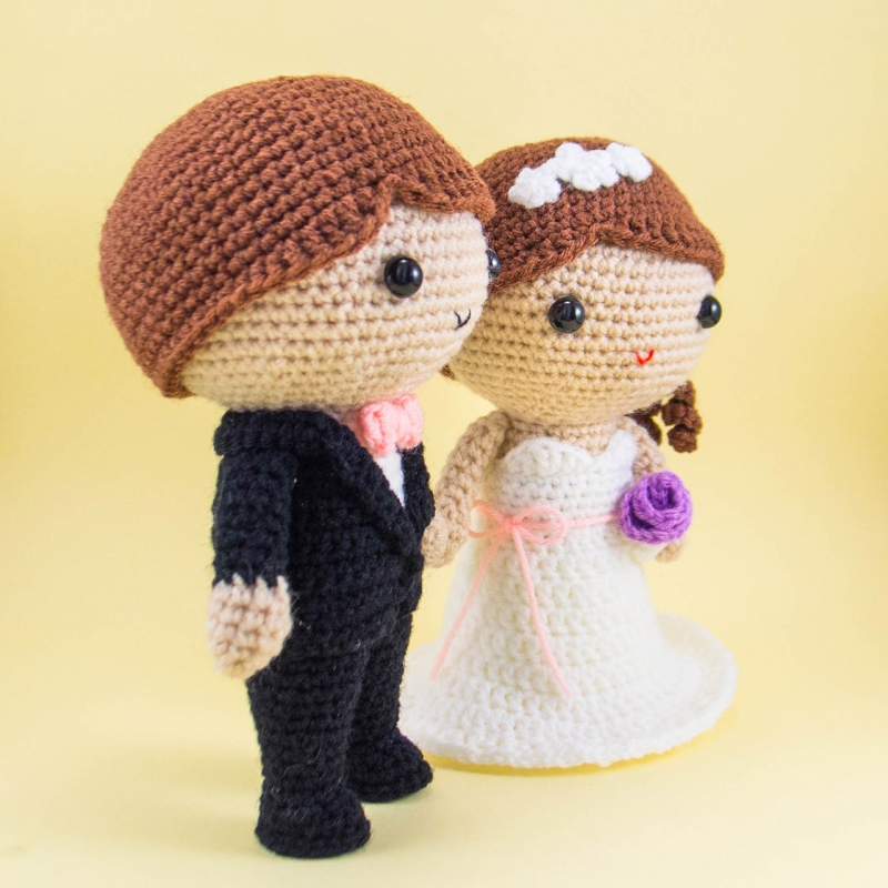 crochet bride and groom pattern