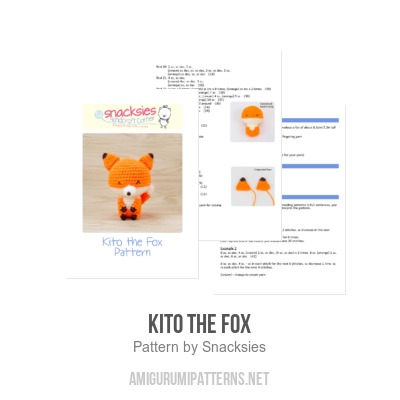 Kito the Fox Amigurumi Kit