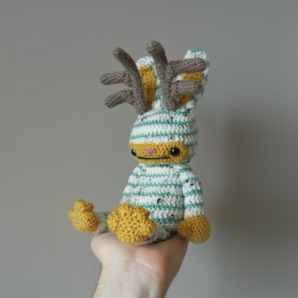 mythical jackalope doll