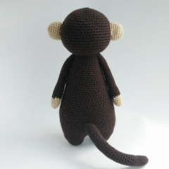 Tall Monkey with Bowtie amigurumi by Little Bear Crochet