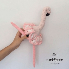 Maia Flamingo amigurumi by Madelenon