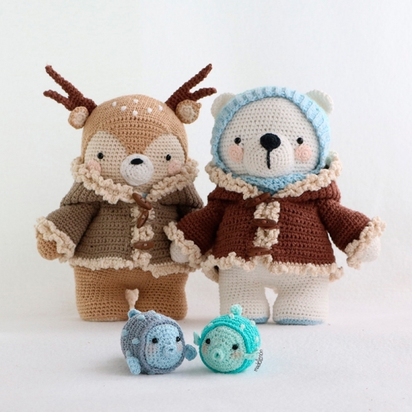 Polar Set amigurumi pattern - Amigurumi.com