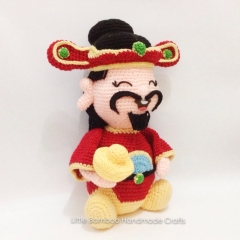 CaiShen The Fortune Doll amigurumi by Little Bamboo Handmade
