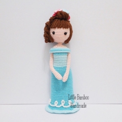 Cheryl In Ball Gown And Traditional Costume amigurumi by Little Bamboo Handmade