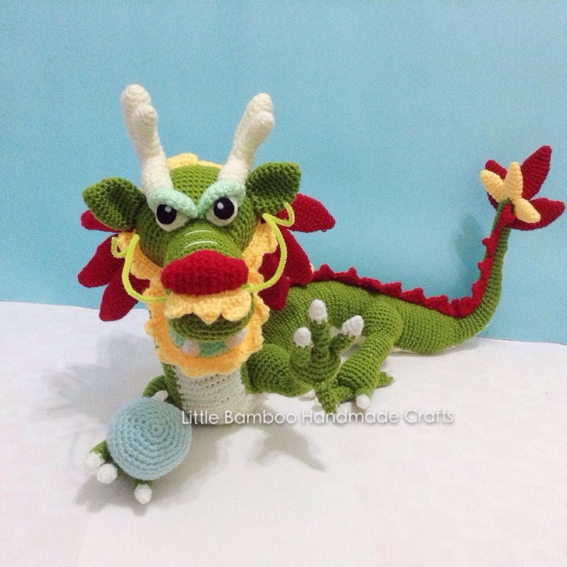 Chinese dragon amigurumi pattern - Amigurumi.com