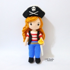 Mermaid, Pirate and Sailor Dress Up Doll amigurumi pattern - Amigurumi.com