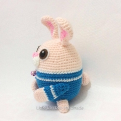 Rabbit The 12 Zodiac Egg amigurumi by Little Bamboo Handmade