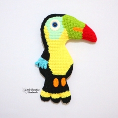 Toucan Ragdoll amigurumi pattern - Amigurumi.com