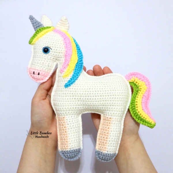 Unicorn Ragdoll amigurumi pattern - Amigurumi.com